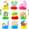 Gyufise 9Pcs Beach Honeycomb Centerpieces Pool Party Cake Balls Table Toppers Beach Party Supplies Pool Party Decorations for Beach Birthday Party Favors