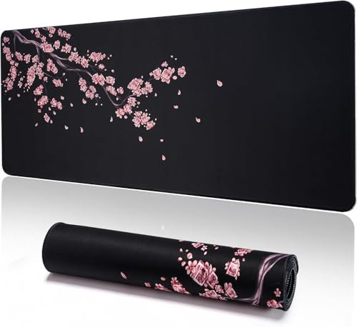 YUWLDD Tapis de Souris XL - 800 x 300 mm - sous-Main de Bureau - Grande Taille - Améliore la précision et la Vitesse