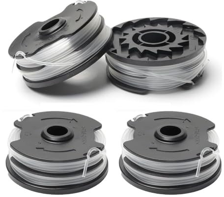 4 PCS Bobina de Hilo para Cortabordes,Carretes de Repuesto para Césped,Compatible con Parkside 20-Li PRT 50 PRT 300 PRT 550