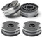 4 PCS Bobina de Hilo para Cortabordes,Carretes de Repuesto para Césped,Compatible con Parkside 20-Li PRT 50 PRT 300 PRT 550
