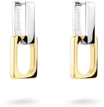 Liebeskind Berlin Ohrringe LJ-1545-E-35 Bicolor Silber, IP Gold