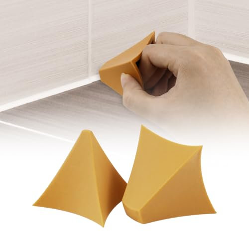 2Pcs Silicone Seam Tool, 2024 New Silicone Applicator Tool, Silicone Smoothing Tool Versatile, Silicone Caulking Tool Reusable, for Kitchen Bathroom Joint