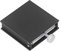 Hubtisch, Lab Jack, Labor-Hebeplattform, 90 X 90 Mm, Höhenverstellbar, Messwerkzeug, Manuelle Hebeplattform, Scherenhebebühne, Wissenschaftliche Scheren-Hebebühne (BLACK)