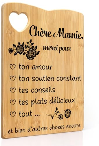 Cadeau Grand Mere Fete des Meres Planche à Découper Cadeau Mamie Cadeaux pour Mamie Anniversaire Idee Grands Mère Mamy Original Idée Cadeaux Fête des Mères Fete Des Mamies Grands Mère Noel
