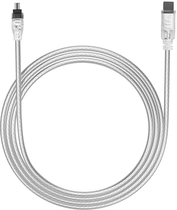 YAODHAOD Firewire High Speed 1394B 800-400 IEEE 9-poliges männliches zu 4-poliges männliches Kabel für Mac Pro MacBook Pro Mac Mini iMac PC Digitalkameras Spiegelriegelspiegel (9 Pin to 4 Pin)