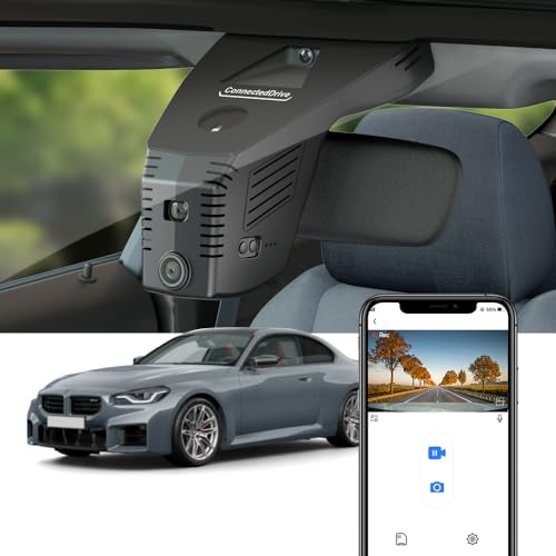 Fitcamx Dashcam 4K Geeignet für BMW M2 Coupe 2025 2026, G87 (HD2-6728), OEM Autokamera UHD 2160P Video WiFi, Loop-Aufnahme, G-Sensor, Night Vision, Plug & Play, WDR Dashcam mit akku, mit 64 GB-Karte