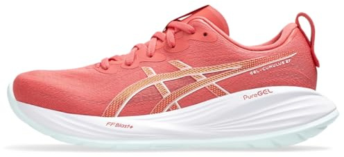 Asics Baskets Gel-Cumulus 27 pour Femme, Argile Rose foncé/crème, 41.5 EU
