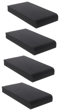 TOYZFRIENDY 4pcs Shockproof Monitor Speaker Isolation Pads Soundproof Acoustic Cushions for Studio Voice Box Damping and Vibration Control