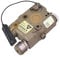 HWZ PEQ-15 Style Battery Case Box LED Flashlight DE Tan for AEG GBB CQB