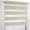Deco4Me Doppelrollo Klemmfix ohne Bohren (65 x 200 cm, Beige) - Duo Rollo lichtdurchlässig - blickdichte Rollos für Fenster ohne Bohren - Klemmrollo, Fensterrollo, Innenrollo (Stoffbreite 61 cm)