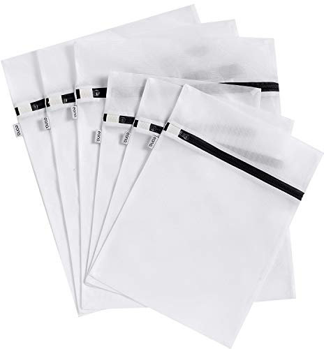 Eono Wäschenetz Wäschesack Wäschetasche Wäschebeutel Laundry Bag Haltbar Maschinenwaschbeutel für Empfindliches, Bluse, Schuhe, BH, Unterwäsche, Babykleidung, Wash Bag - 6-Set