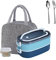 LUNALING Lonchera a prueba de fugas de doble capa, fiambrera de 1600 ML. Adecuado para almuerzos trabajo-escuela-al aire libre. Con bolsa aislante. La lonchera se puede calentar en el microondas.