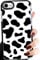 Abbery Case for iPhone SE 3/SE 2020/8/7/6s/6 Cow Pattern Transparent Cow Spots Print Soft Clear Transparent with Design Silicone Mobile Phone Case Shockproof Rubber Cute Protective Case