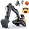 s-idee® E598-003 1/16 Volvo Licensed Rc Schaufelbagger + DREI Werkzeuge 15 Kanal 1:16 mit 2,4 GHz