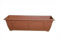 Optimal Products Plastic Window Planter Plant Pot Outdoor Garden Herb Flower Growbag Tray Broad Base Box Water Barrel (60 cm Terracotta)