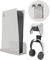 sciuU Wall Mount for PS5 Controller [2 pack] + for PS5 Console [1 pack], Aluminum Alloy Stand for Controller + 2mm Super-hard Thickened Metal Console Holder, compatible with PlayStation 5