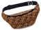 Leon Gürteltasche Bauchtasche Hüfttasche 100% Baumwolle Fanny Pack Belly Belt Moon Bag Bumbag Boho Hippie Tribal (GT RautedklRotGrunBeige)