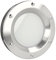 MLS Bullauge B1000, Bullauge für Türen, aus Rostfreiem Edelstahl, VSG-Sicherheitsglas, Passend für 40 mm Starke Türen, Beidseitig Sichtbare Befestigungsschrauben, 250 mm Durchmesser, Mattes Glas