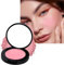 Blush Puder Matt, Pearlescent Blush Palette, Puder Rouge Rosé Orange, Cheek Blusher Bright Shimmer Face Blush, Superfeines Pulver, Natürliche Make-up für Jeden Hautton, 3.5g (B03 deep throat)