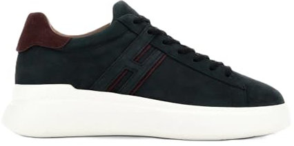 Hogan Scarpe Uomo H580 Allacciato H Slash HXM5800DV42B604394 Camoscio Blu (HXM5800DV42B604394, Sistema Taglie Calzature EU, Adulto, Uomo, Numero, Media, 43)