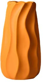 Vase, handgemachte kleine dekorative Blumenvasen aus Keramik, modernes, schickes Dekor, kleines Akzentstück for Wohnzimmer, Zimmerpflanze, Regal, Mantel, Tisch,(Yellow,S)