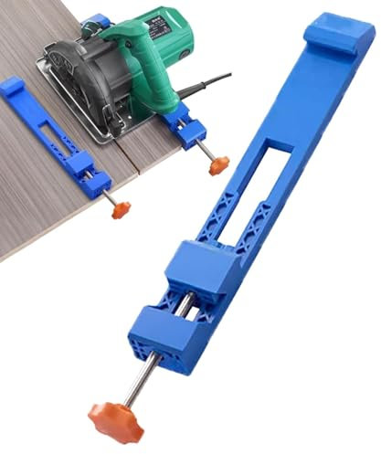 Guía básica para cortadora - Guía base ajustable | Sierra circular eléctrica Fresadora abrazadera de posicionamiento | Herramientas de carpintería para fresado de precisión