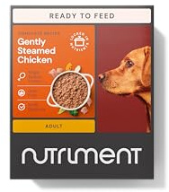 Nutriment Gently Steamed Chicken (8pack) Grain Free Dog Ready to Serve Meal