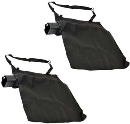 Tendparts Lot de 2 sacs à bandoulière pour souffleur de feuilles 5140125-95 5140117-99 compatible avec Black+Decker BV3100 BV2900 11 12 A