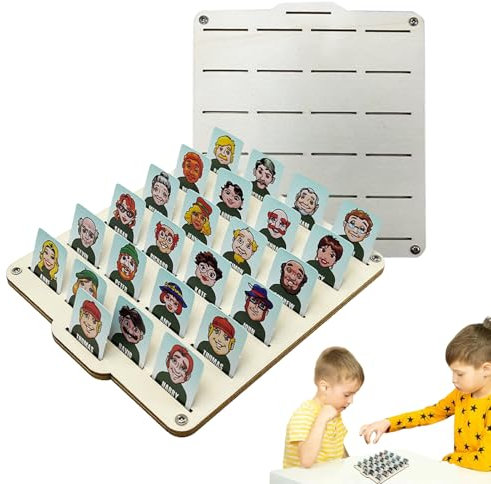 Juego De Mesa Adivina Quién - Divertidos Juegos De Mesa para Toda La Familia | Juguete Interactivo Clásico para Niños Y Niñas Que Fomenta El Pensamiento Lógico, para Viajes Fiestas Y