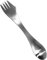 OUTDOOR SAXX 3-in-1 Camping Outdoor Reise Besteck, Edelstahl, Messer Gabel Löffel, leicht, 20 cm