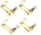 4 Stück Violine Feinstimmer, String Fine Adjuster Tuners Musikinstrument Zubehör für 3/4 4/4 Violine
