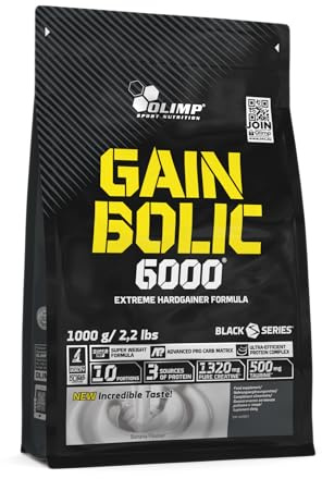 Olimp Gain Bolic 6000® Weight Gainer Protein - 1000 g - Mass Gainer, Banane