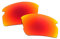 SOODASE Pour Oakley Flak 2.0 Des lunettes de soleil Rouge Verres de remplacement polarisés