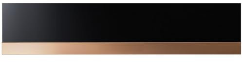 Küppersbusch CSV 6800.0 Vakuumierschublade + ZV 8020 Glasfront Schwarz + Designleiste Copper
