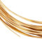 BENECREAT 10m 0.8mm Alambre de Cobre Cuadrado Alambre de Latón Amarillo Medio Duro para Joyería Rebordear Trabajo Artesanal