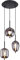 GLOBO Hängeleuchte Esszimmerlampe Pendellampe Pendelleuchte Hängelampe Rauchglas LIGHTING BLACKY