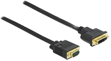 Delock Cavo DVI 24+5 femmina a VGA maschio 1 m