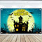 Yi'antai Halloween Banner, Halloween Party Deko Happy Halloween Hintergrund für Mach EIN Foto, Wall Decor Large Stoff 180 * 110Cm