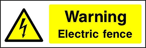 Warnung Elektrozaun Schild