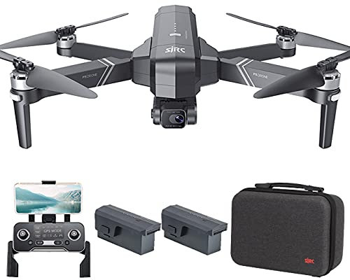 SJRC F11 PRO 4K EIS GPS Drohne mit Kamera HD, 2-Achsen Gimbal, 1,5km Kontrollabstand 5G WiFi FPV, Bürstenlosen Motor, Professioneller RC Quadcopter, 2 Batterien