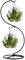 FOSINZ Ornament Display Stand Iron Hanging Stand Holder Hooks for Hanging Glass Globe Air Plant Terrarium Ball Christmas Ornament Home Wedding Decoration