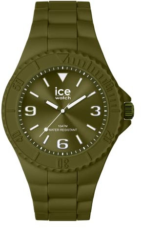 ICE-WATCH - Ice Generation Military - Montre Verte pour Homme avec Bracelet en Silicone - 019872 (Medium)
