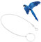 AHANDMAKER Pet Bird Papagei Fußkette, Vogelfußständerkette Aus Edelstahl Mit Ring, Papagei Knöchel Fußring Zubehör (11.5mm)