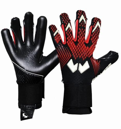 Generico Walter HiGUANA Gants de Portiere Noir Rouge Blanc
