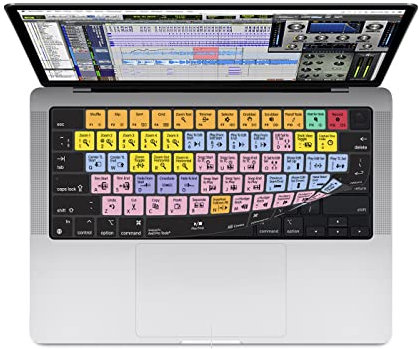 KB Covers Avid Pro Tools Tastaturabdeckung kompatibel mit MacBook Pro 14 Zoll & 16 Zoll (2021+) & MacBook Air mit M2 Chip (2022+)