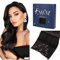 Fshine Echthaar Extensions Clip Natürlich Schwarz 50cm Clip in Extensions Echthaar 120g 7 Stücke Remy Haarverlängerun mit Klammer Farbe 1B