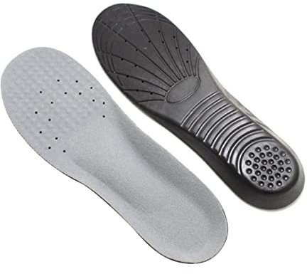 HAPINARY 1paar Memory-sportschuh-innensohlen Für Und Dämpfende Einlegesohlen Mit Fußgewölbeunterstützung s Schwarz Für Sport Und Arbeitsschuhe