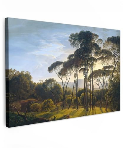 MuchoWow© Impression sur Toile Peinture 120x80 cm Tableau Mural Decoration Salon Reproductions de Tableaux Murale Moderne Art - Arbre - Nature - Vintage - Artiste