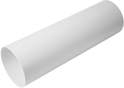 Vent Systems Ø150 mm rundes Lüftungsrohr – 0,5m lang – für Kanalanschluss, Abluftkanal oder Versorgungskanal, Heizungs- und Kühllüftungssystem.