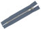 Jeans-Reißverschlüsse Silber-Nickel in verschiedenen Längen und Farben (grau - 319, 12 cm)